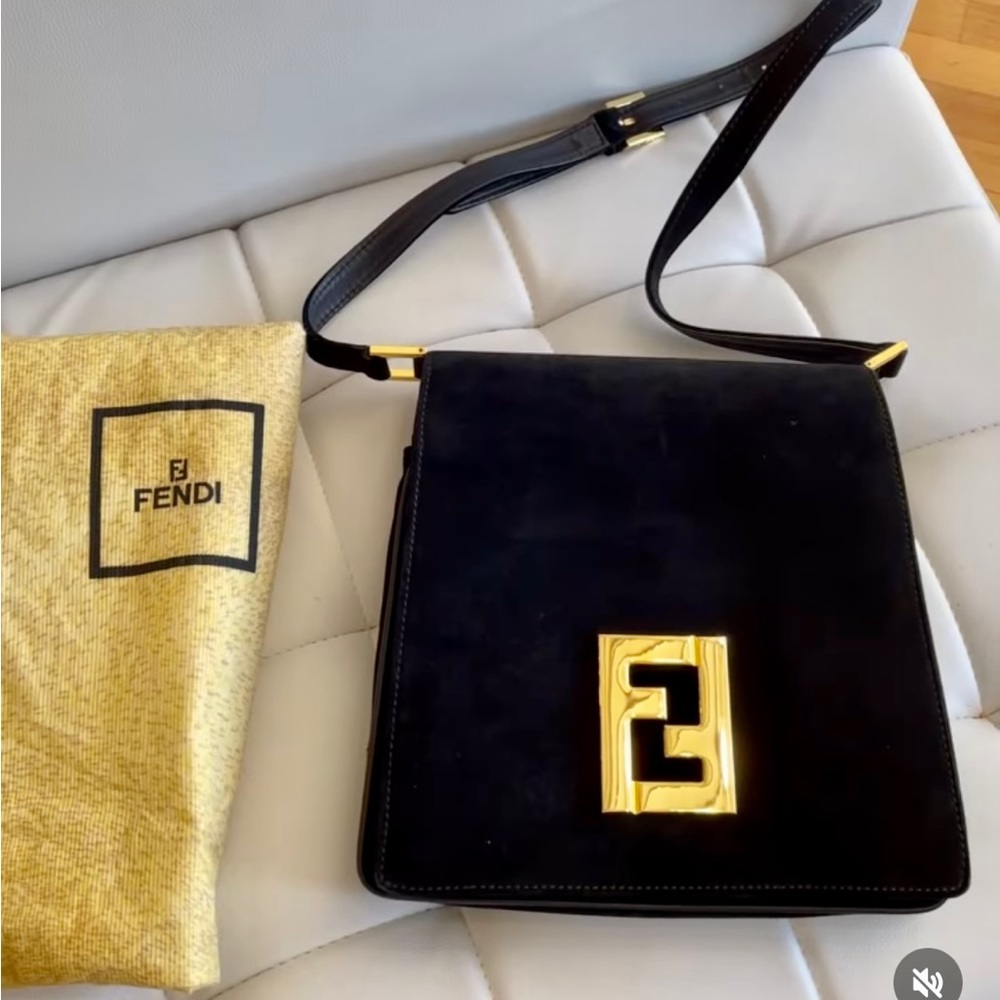 Gorgeous Suede Vintage Fendi, Pristine Condition